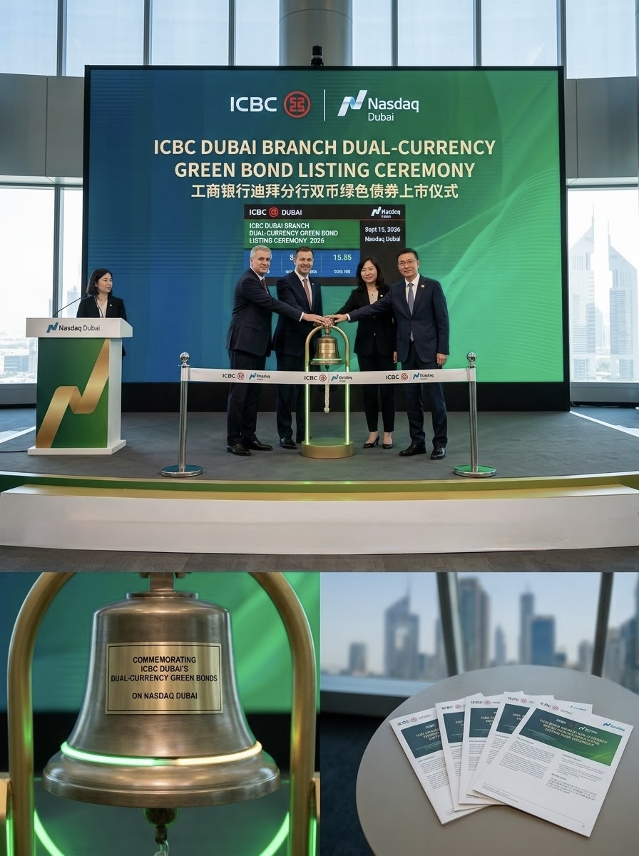 ICBC Dubai Lists Dual-Currency Green Bonds on Nasdaq Dubai